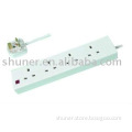 4-way shuner BS type electrical socket